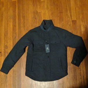 Mens Small Rainforest Navy Insulated Shirt Jacket NWT